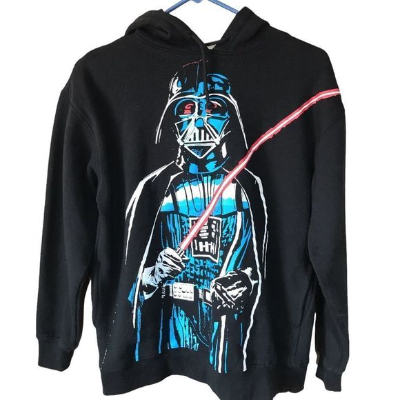 Star Wars Darth Vader hoodie sweatshirt unisex size Small black graphic pop art - Picture 1 of 4